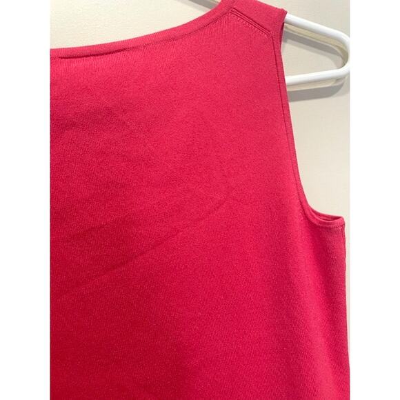 VINTAGE TALBOTS Pink Nylon & Rayon Tank Women's Size Small - Picture 4 of 6